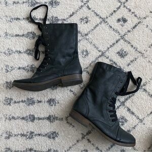 Target Black Lace Up Boots